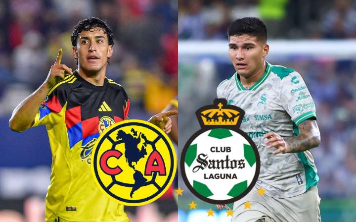 América vs Santos: Dónde y a qué hora VER partido de la J12 de la Liga MX 2025