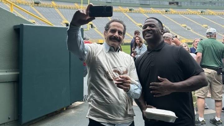 LeRoy Butler talks about the fun of filming with Tony Shalhoub at Lambeau