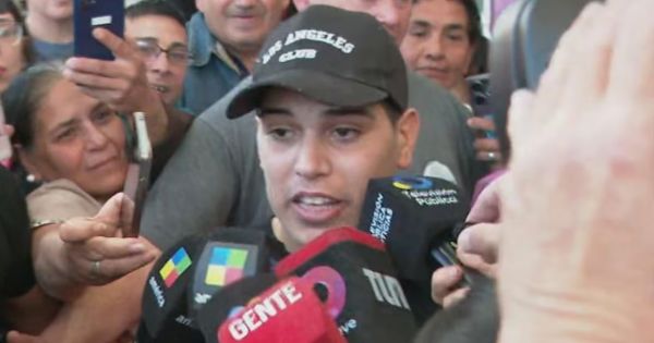 Qué famoso fue a buscar a Thiago Medina al hospital luego del alta médica