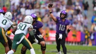 Hoover throws 3 TD passes as TCU beats Baylor 42-36 in game delayed more than 2 hours by lightning