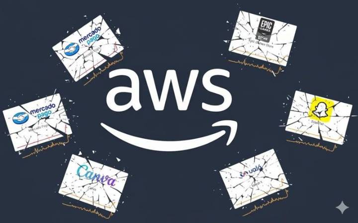 Falla global en Amazon afectó a Mercado Pago, Ualá, Netflix y múltiples servicios