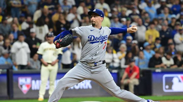 Snell spectacular and Dodgers barely hold on in 9th to beat Brewers 2