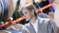 Princess Charlene embraces 'exaggerated proportions' in statement suit