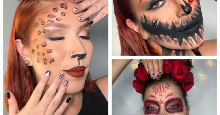 Halloween 2025: explore su creatividad con los mejores looks de maquillaje y uñas este octubre