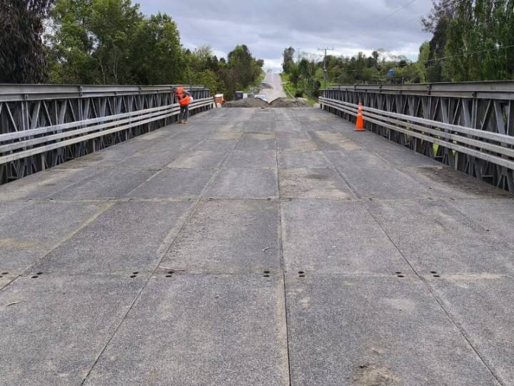Mañana jueves Vialidad apertura tránsito en el Puente Colegual