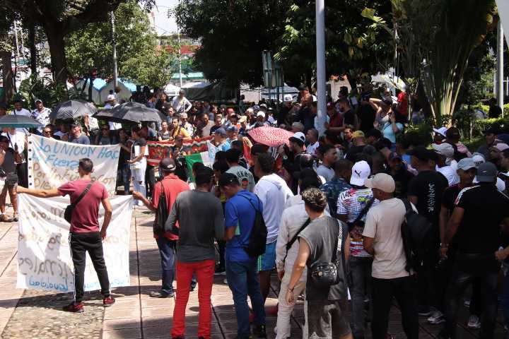 Nueva caravana con migrantes venezolanos salió rumbo a Ciudad de México y descarta llegar a EEUU