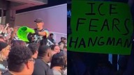 ‘ICE Fears Hangman’ Sign Confiscated By Security At AEW Dynamite