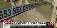 Medina sign about sex offender address causes controversy
