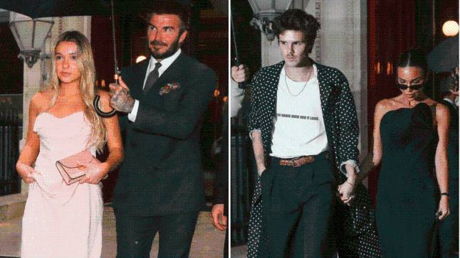 Beckham family unite in support of Victoria while Brooklyn snubs reunion again