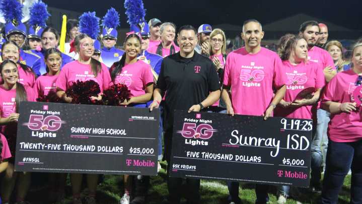 Sunray presented with $30,000 by T-Mobile, Bobcats aim for grand prize