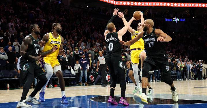 Lakers fend off Timberwolves on Austin Reaves' buzzer