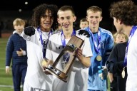 Luke Longenbach delivers, lifts Camp Hill boys soccer to District 3 1A title over York Catholic