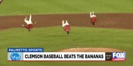 Clemson baseball makes history--the first college baseball team to beat the Savannah Bananas