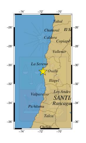 Sismo de magnitud 5,4 se percibió en la Región de Coquimbo