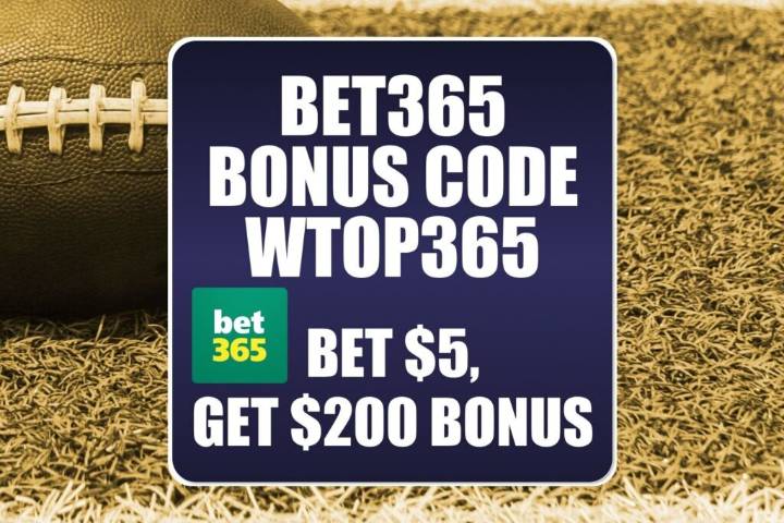 Bet365 Bonus Code WTOP365: Get $200 Bonus for NFL Week 7