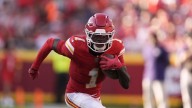 Chiefs WR Xavier Worthy questionable vs, Jaguars with shoulder injury