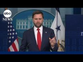 Vice President JD Vance briefs reporters on the government shutdown