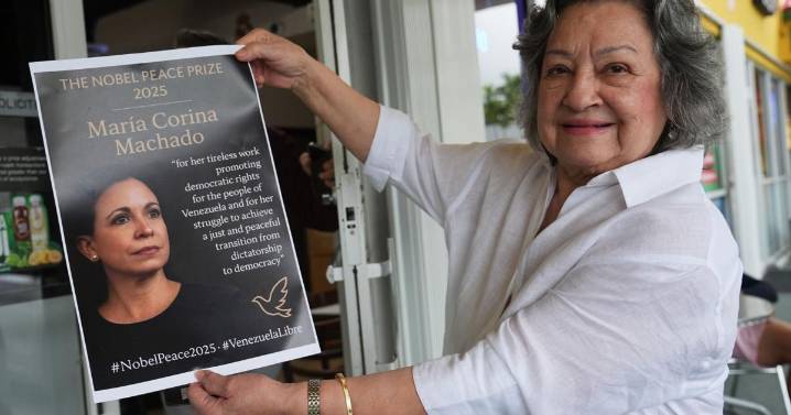 A look at how Venezuelans in the US are reacting to Maria Corina Machado's Nobel Prize win