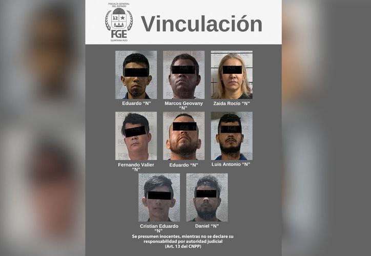 Vinculan a ocho personas por narcomenudeo en Cancún
