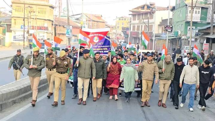Police organizes “Run for Unity” and Seminar on National Security in Srinagar