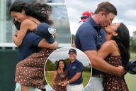 Steven Fisk's wife overcome with emotion after his first PGA Tour win