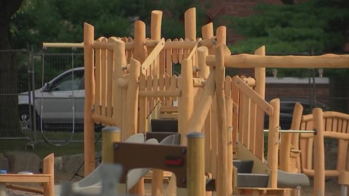 Washington Park playground in Albany reopens after renovation