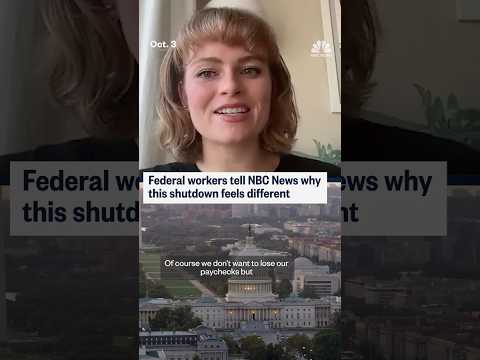 Federal workers tell NBC News why this shutdown feels different