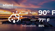 Pronóstico del tiempo en Miami para este miércoles 1 de octubre