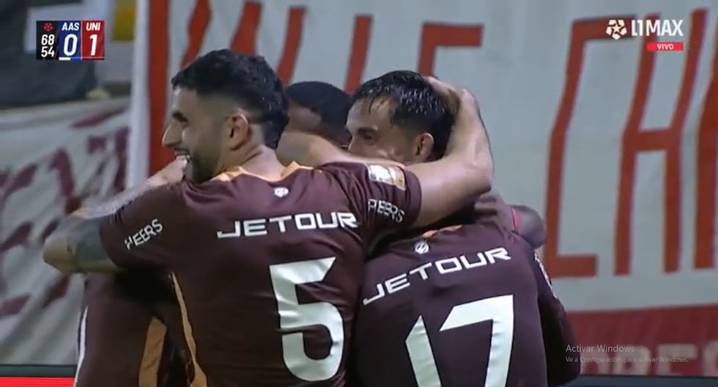 Gol de Martín Pérez Guedes hoy con Universitario vs Alianza Atlético por Torneo Clausura | Liga 1 