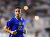 Lautaro Martínez y su doblete en cinco minutos vs Puerto Rico para alcanzar a Crespo en la tabla de goleadores de la Selección: "No relajarse"
