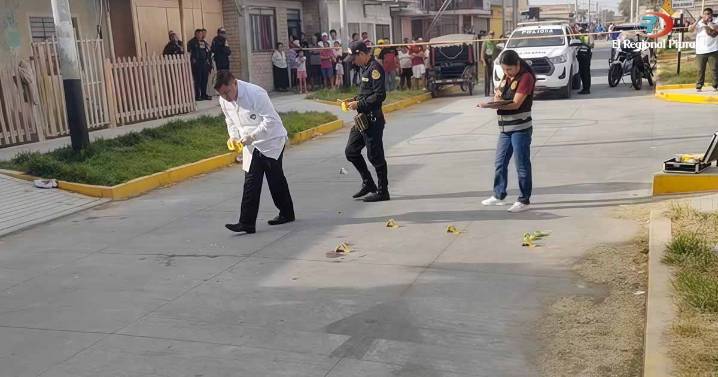 Piura: balacera deja dos fallecidos y dos heridos en el distrito Veintiséis de Octubre