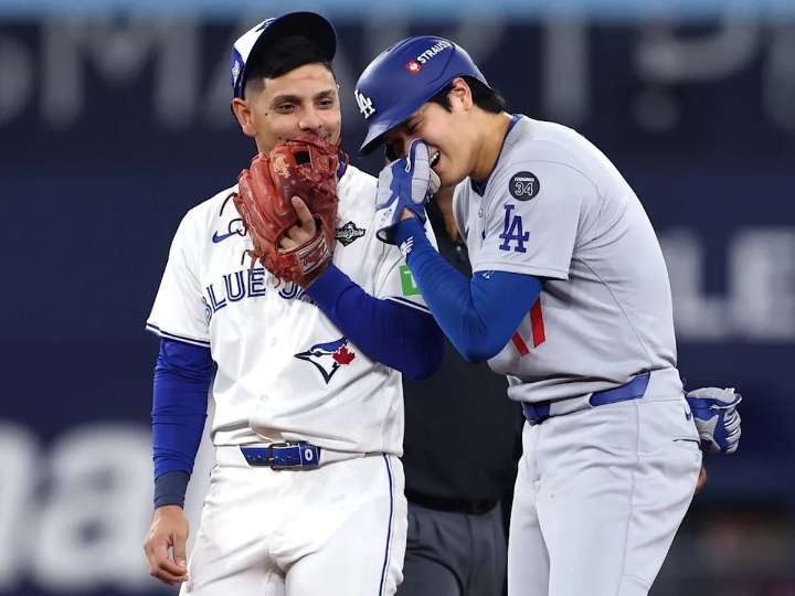 Shohei Ohtani laughs off Blue Jays fans’ mocking chant during World Series: 'My wife really appreciated it'