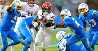 Vote for RB Bill Croskey-Merritt as the Pepsi Zero NFL Rookie of the Week for his performance in the win over the Chargers