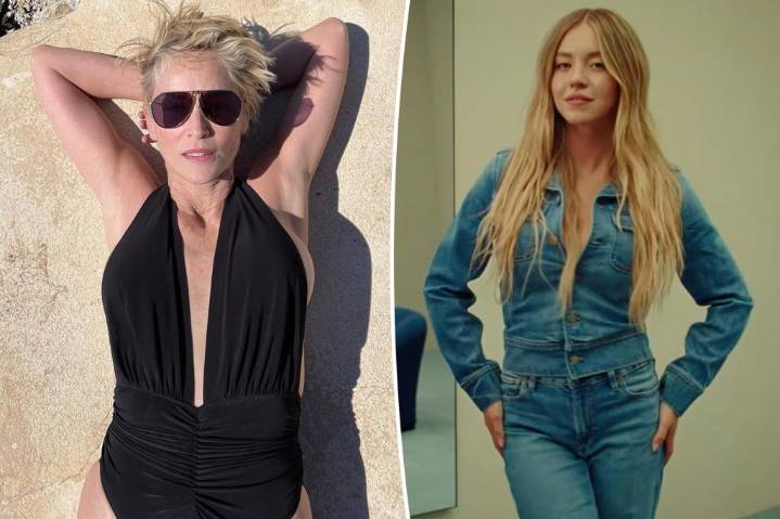 Sharon Stone defends Sydney Sweeney after American Eagle controversy