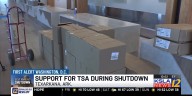Food bank delivers boxes to TSA employees working without pay during shutdown