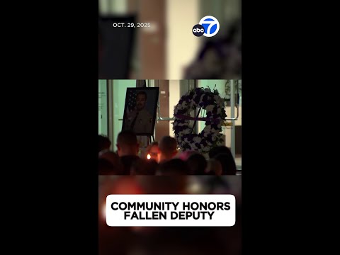 Slain San Bernardino County deputy honored at vigil