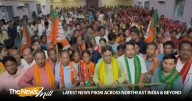 Tripura CM Manik Saha attends Karyakarta Sammelan in Mandai