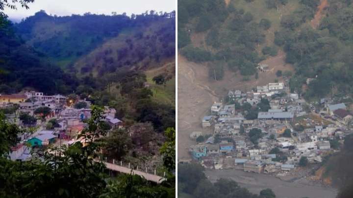 Chapula Antes y Después: Así Era el Pueblo Arrasado por Lluvias en Hidalgo que Quedó Inhabitable