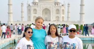Edinburgh University student and Miss Great Britain pays emotional visit to India