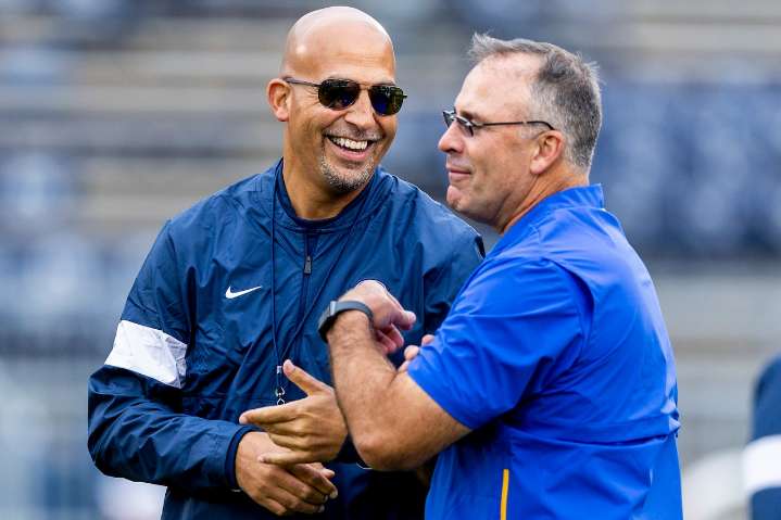 ‘It’s the business we’re in’: Pitt head coach Pat Narduzzi reacts to James Franklin’s firing