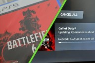 Mientras los parches de Call of Duty pesan más que el juego, Battelfield 6 tiene todo su contenido en el disco