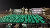 Hallan más de una tonelada de metanfetamina, fentanilo y opio en Sonora