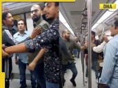 Delhi metro turns into battleground as two men exchange blows in viral video