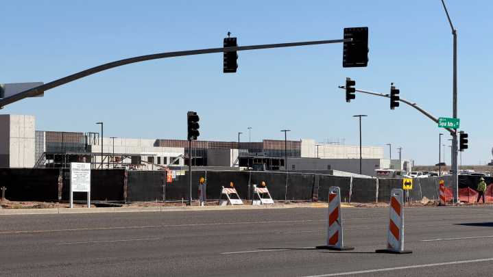 Target and more under construction along Signal Butte Road in Mesa