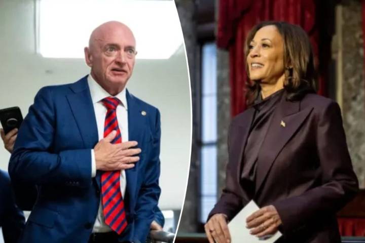 Mark Kelly says Kamala Harris would be 'incredibly strong' 2028 candidate