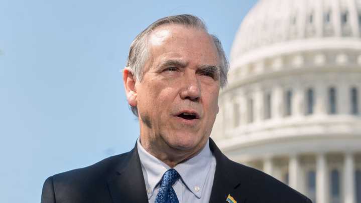 Sen. Merkley of Oregon stages marathon speech to protest Trump amid shutdown