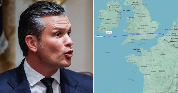 Pete Hegseth's Plane Declares Emergency While Flying Over Atlantic Ocean