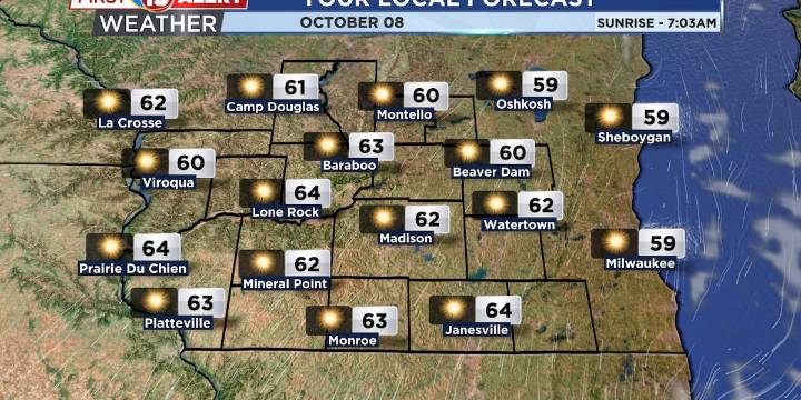 A Sunny and Dry Fall Day Ahead