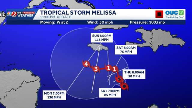 Will Tropical Storm Melissa impact Florida? See latest models