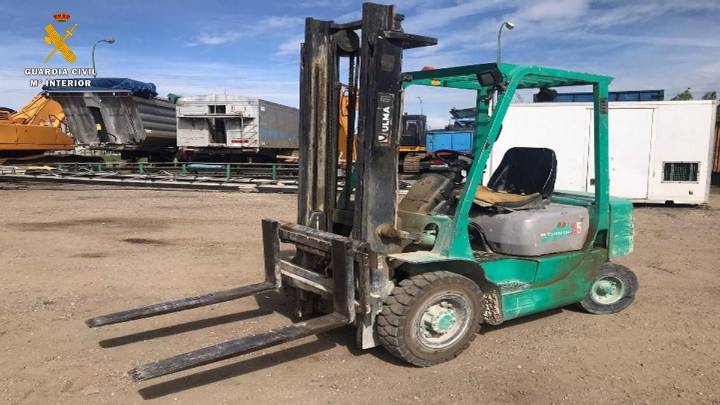Condenados un padre y su hijo por robar carretillas elevadoras en pueblos de la ribera del Ebro